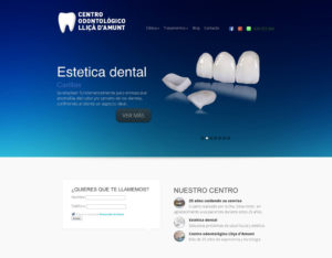 páginas web clínicas dentales